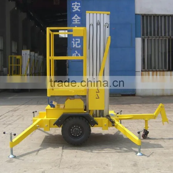 Mini One Man Used Aluminum Electric Man Lift photo-4
