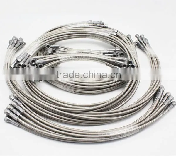 1/4" Stainless Braided PTFE Hose 304 JIC photo-4