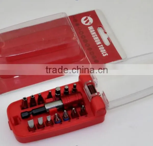15pc screwdriver bits set screwdriver