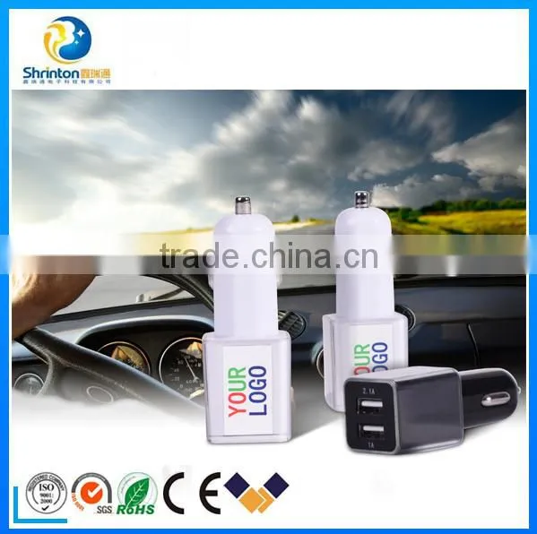High Quality Dual Usb Car Charger 12v-24v Universal Feacher for Charging Usb-powered Devices photo-4