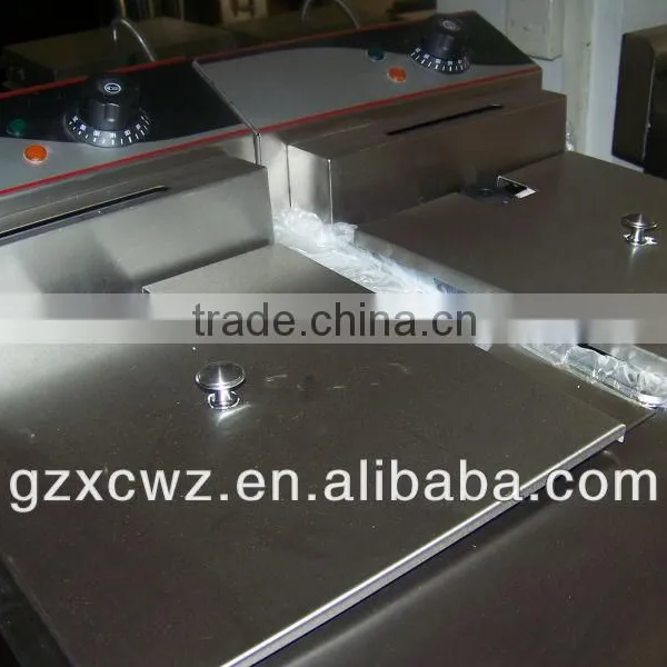 2015 New Type Hot Sale Commercial Stainless Steel Single Tank Lpg Gas Deep Fryer photo-2