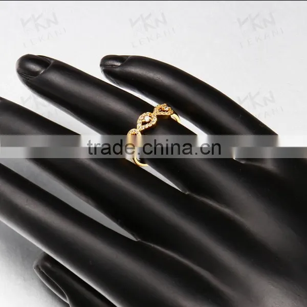 Factory Wholesell Direct New Simple Designs Gold Ring for Women Ladies photo-5