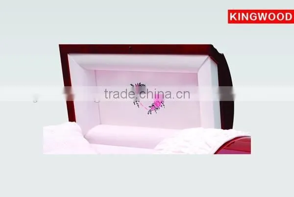 FEMALE ESTHER CHERRY Lumber Casket Lining photo-4