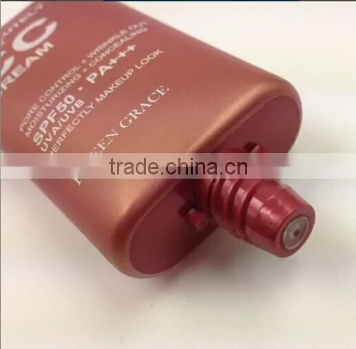 High Quality Super Oval Tube for Makeup Set /50ml Cosmetic Packaging With Metallic Cap photo-5