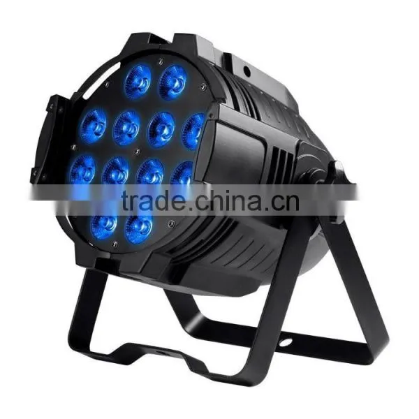 Stage Wash Light 12 LED PAR Can Stage Lighting RGBW Disco Party Lighting Projector photo-3