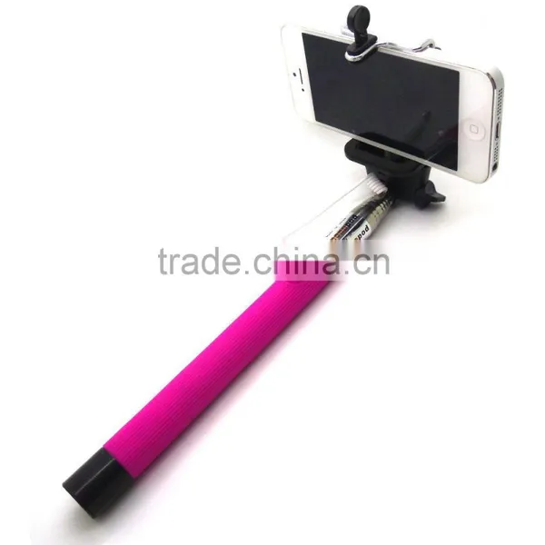 With Cable and Non Bluetooth Selfie Stick Z07-5s photo-2