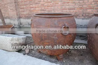 Chinese Antique Old Iron Vat