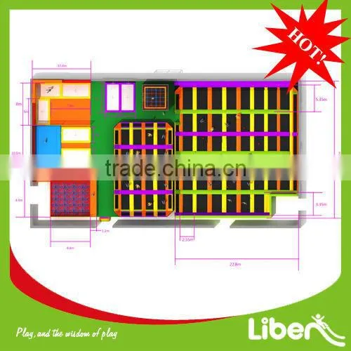 Factory Price Supper Air Bouncer Inflatable Trampoline Park for Kids Amusement photo-4