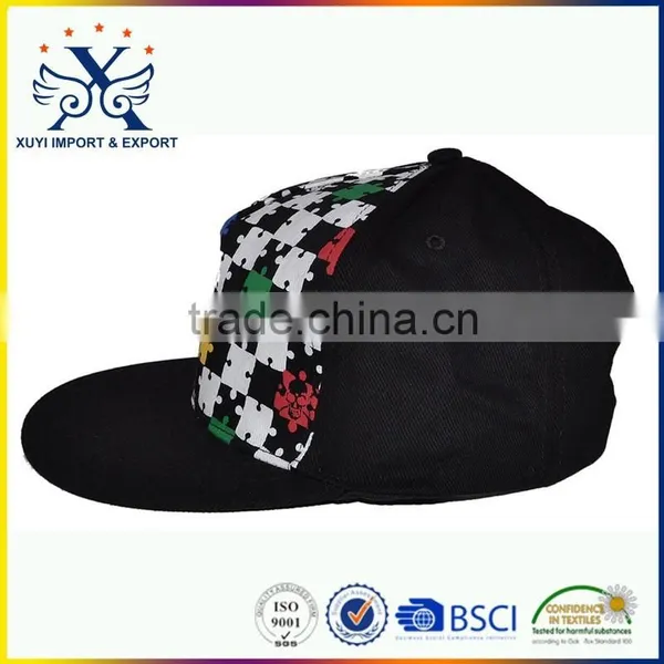 Flat Bill Hat Cap Custom Promotional Cheap Hip Hop Cap photo-4