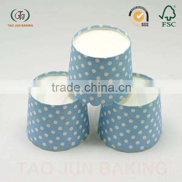 Machine-made Pokla Dots Printed Muffin Cakes Baking Cups photo-3