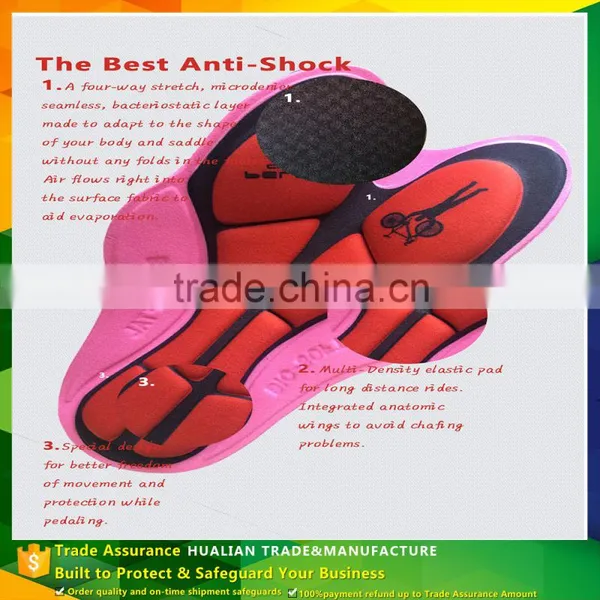 Discount Red and Pink Gel Pad for Cycling Shorts photo-2