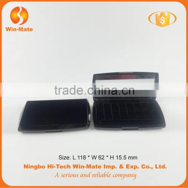 WMC-MX2027 Best Loving Purable Empty 12 Color Plastic 118*62*15.5mm Eyeshadow Compact Packaging With 1 Mirror photo-3