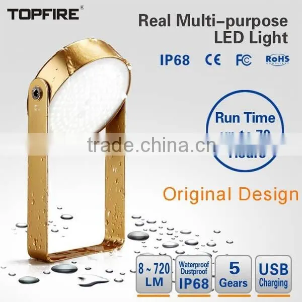 New Design 360 Degrees Rotation IP68 Run Time up to 70h Led Camping Light for Outdoor
