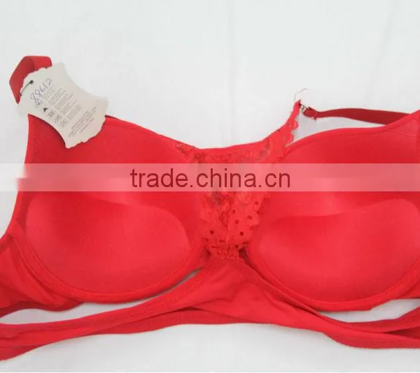 Stylish Front Closure Lace Back Lady Sex Bra photo-2
