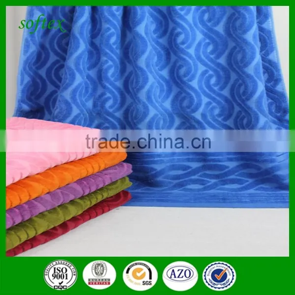 100%cotton 70x140cm Cut Pie Jacquard Bath Towel With Logo photo-3