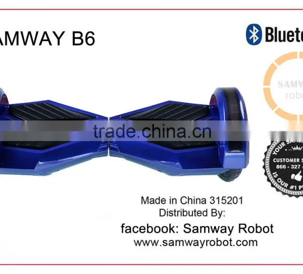 2016 Samway Robot Smart Electric Self Balance Mini Two Wheel Smart Balance Electric Scooter photo-3