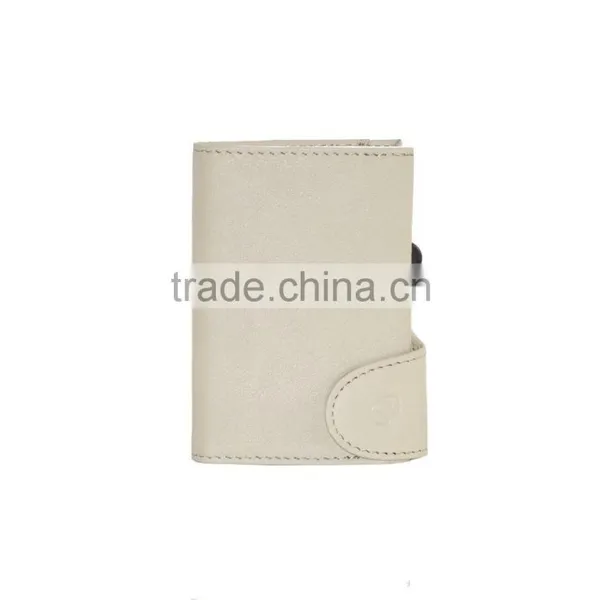 Leather Aluminium Cardholder Wallet for Bank Card/credit Card/id Card photo-4