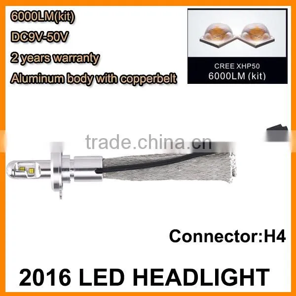 Led Car Headlight 12V Led Auto Bulbs H4/HB2/9003 Headlight Led h4 photo-2