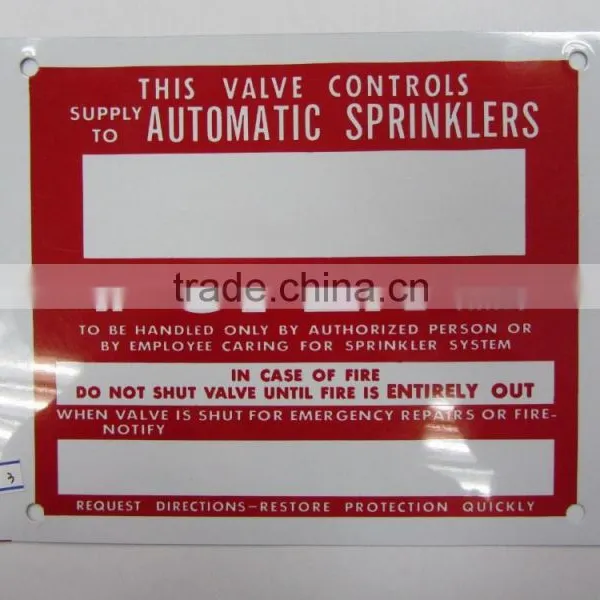 FIRE FIGHTING SIGN photo-3