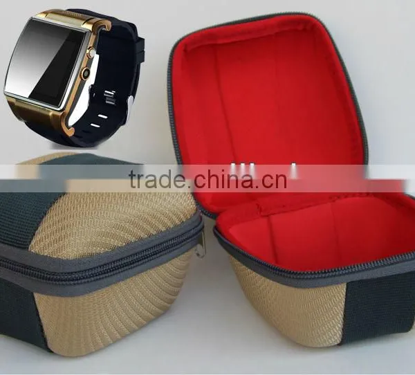 Fabric +EVA Waterproof Customized Watch Case in EVA Foam With Zipper for Single Watch photo-4