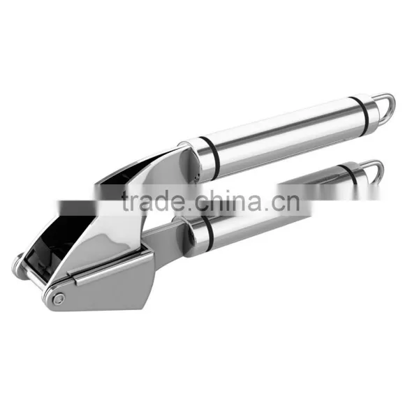 High Quality Food Grade Stainless Steel Garlic Press - Mincer - Crusher photo-3
