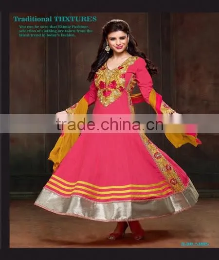 EXCLUSIVELY COTTON ANARKALI SUIT photo-5