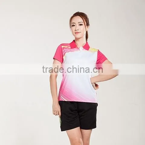 2015 Jersey T-shirt With Collar in Wholesale Price,Unisex Sexy Tennis Uniforms photo-5