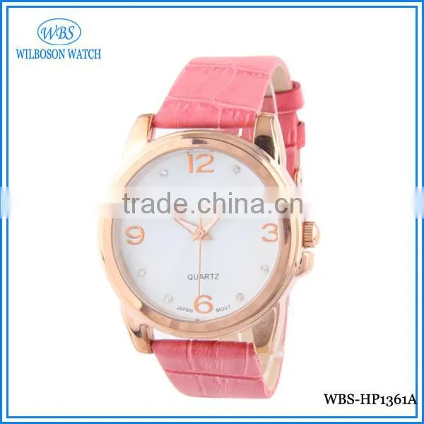 China Supplier Stylish Young Woman Quart Wrist Watch