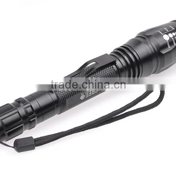 Zoom Focusing T6 LED Flashlight for Hunting Wholesale photo-2