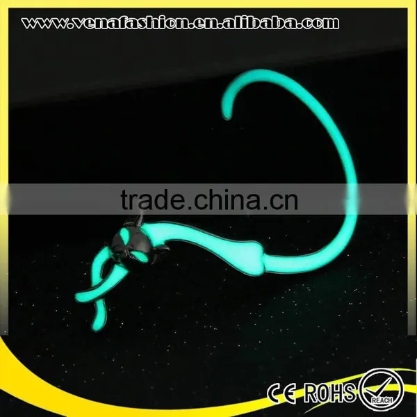 Newest Punk Glow in the Dark Earring Factory China photo-6