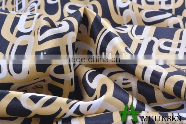 Mulinsen Textile co Ltd Stretch Polyester Satin Fabric/ Evening Wear Fabric photo-4