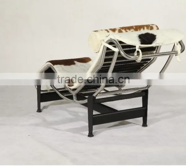 Replica Designer Furniture China Manufacturer Living Room LC4 Leather Chaise Lounge Chairs photo-3