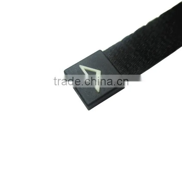 Custom Woven Rope Zipper Puller With 3D Logo photo-2