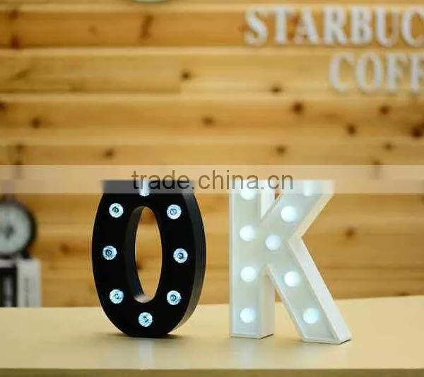 OEM Color Marquee Letters Light Marquee Numbers Light for Wedding and Room Decoration photo-4