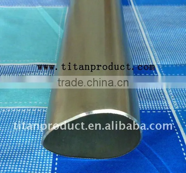 Seamless Gr.9 Titanium Waterdrop Tube Aero Tube Teardrop Tubing