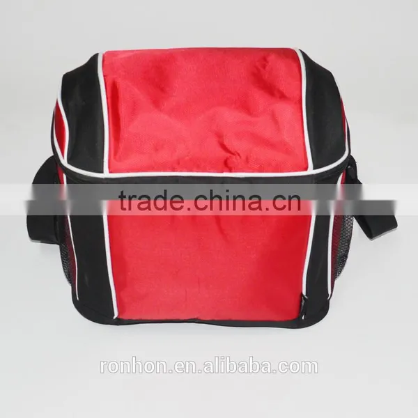Polyester Canvas Red Color Multi-use Cooler Bag photo-5