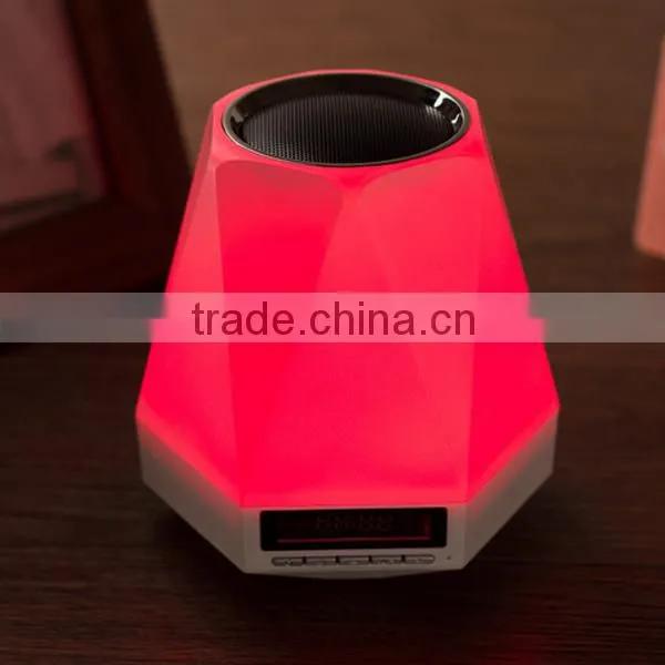 Alarm Clock Led Bluetooth Speaker for Home Decoration photo-3