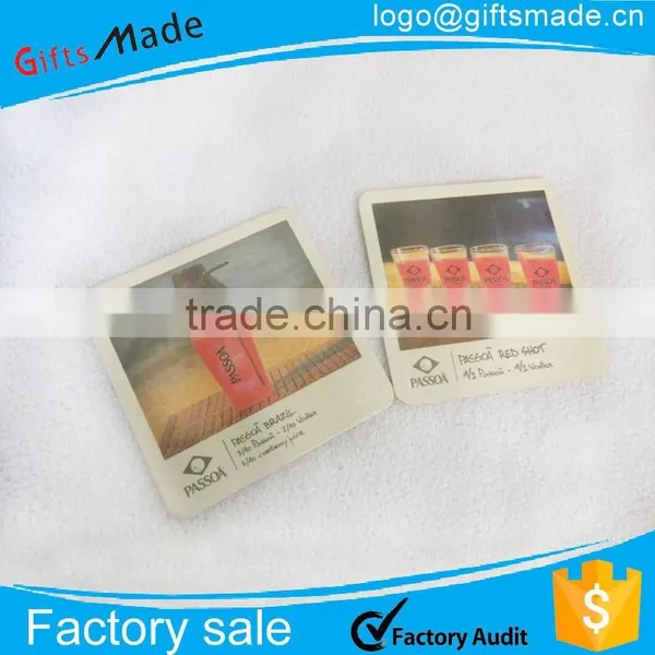 Promotional New Style Cheap Cardboard Drink Coasters photo-6