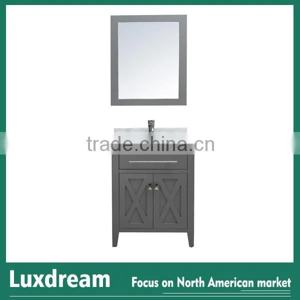 Free Standing 30'' Bathroom Cabinet With Towel Bar by Luxdream