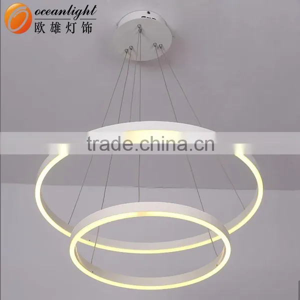 Pendant Chandelier Modern Acrylic Painted Light Four Circles Pendant Lamp OXD9972-4DW photo-3