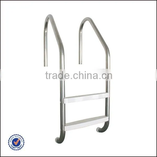 P1840 Extendable Swimming Pool Stainless Steel Ladder With Plastic 2/3/4 Steps for In-ground Pool photo-2
