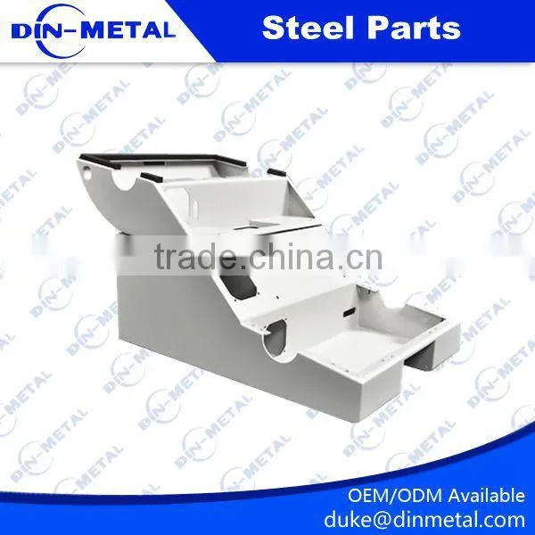 6061/ 6063 Aluminum Alloy Powder Coating / Anodized Manufacturing Sheet Metal Components photo-2