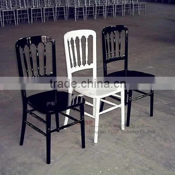 Rental Stackable Wedding Wood President Chair photo-5