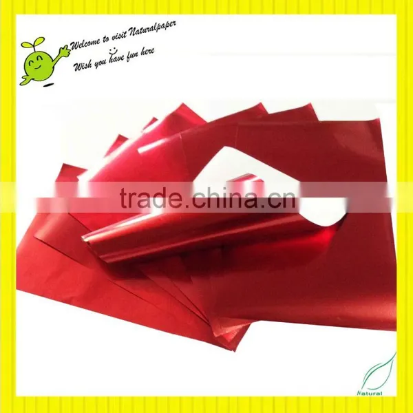 Red Color Aluminum Foil Paper Laminated With Baking Paper for Bakery