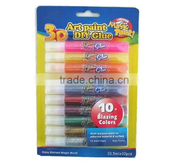 10ml Glitter Glue/ Art Paint DIY Glue/ 3D GLUE Paint/ Glue Stick