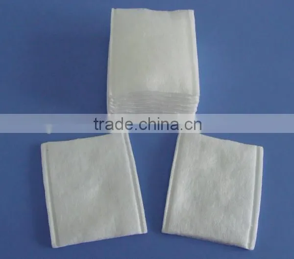 Square cotton pad top manufacture