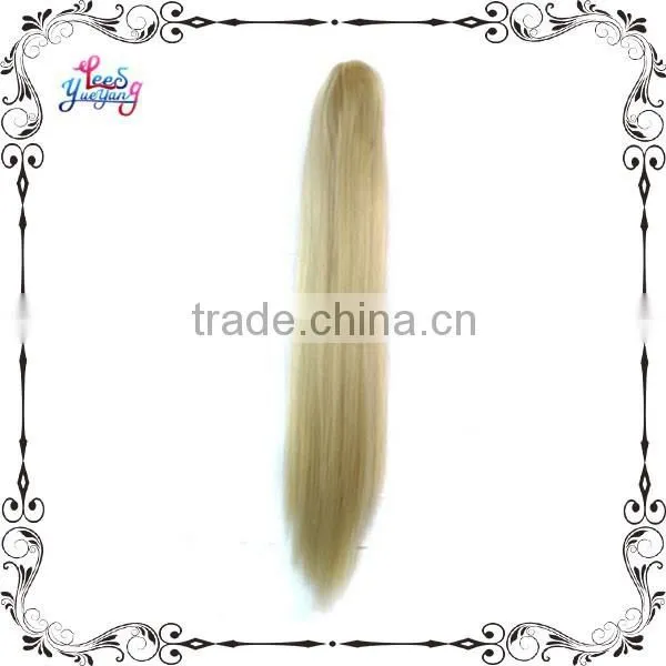55cm Long Straight Black Clip in Hair Extension photo-2