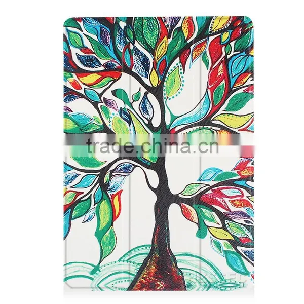 Joy Tree Pattern Protective Case Three Folding Leather Case for 10.1 Inch Lenovo Tab 2 X30 A10-30 photo-2