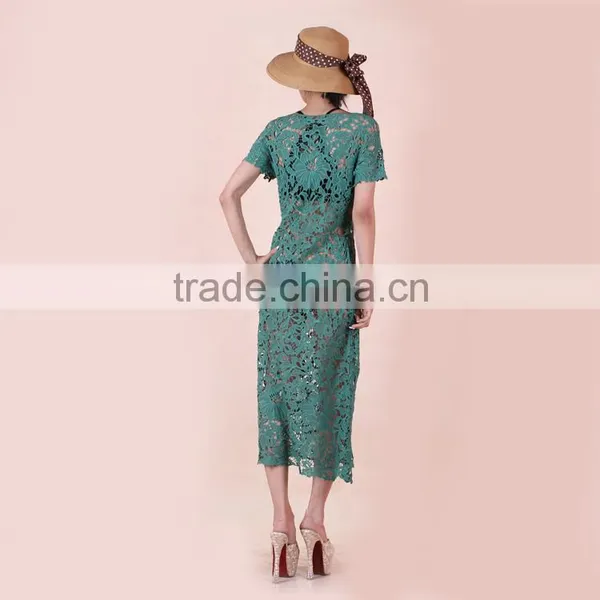 Lace Ladies Evening Dress African Kitenge Designs Dresses photo-3