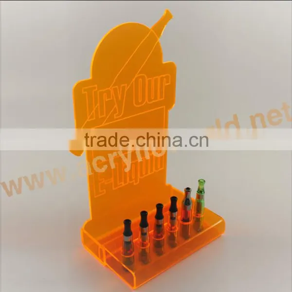 Customize Plexiglass Display Stands Clear Acrylic E-liquid Wall Display photo-3